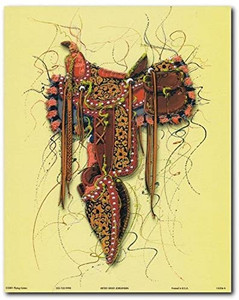 Western Cowboy Rodeo Saddle Contemporary Wall Decor Art Print Poster (8x10) Western Cowboy Rodeo Saddle Contemporary Wall Decor Art Print Poster (8x10)