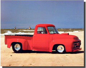Ford F-100 Harley Koopman Vintage Pickup Truck Wall Decor Picture Art Print (16x20) Ford F-100 Harley Koopman Vintage Pickup Truck Wall Decor Picture Art Print (16x20)