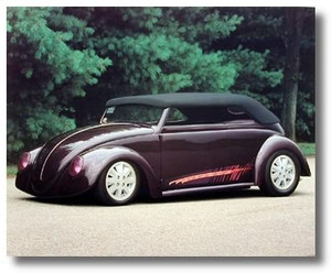 Chopped VW Bug Harley Koopman Vintage Car Wall Picture Art Print (16x20) Chopped VW Bug Harley Koopman Vintage Car Wall Picture Art Print (16x20)