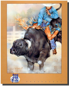 Western Cowboy Rodeo Bull Riding Wall Decor Picture Art Print (16x20) Western Cowboy Rodeo Bull Riding Wall Decor Picture Art Print (16x20)