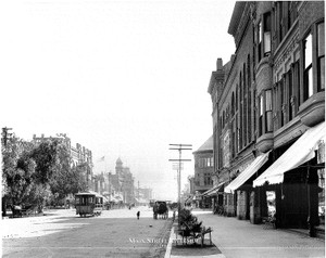 Riverside Main Street Riverside 1900 Wall Decor Art Print Poster (16x20) Riverside Main Street Riverside 1900 Wall Decor Art Print Poster (16x20)