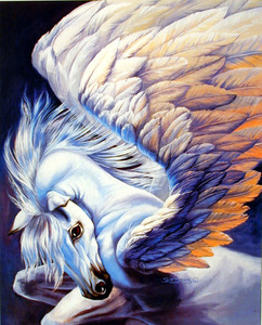 Mythical Pegasus Wings Sue Dawe Fantasy Wall Decor Art Print Poster (16x20) Mythical Pegasus Wings Sue Dawe Fantasy Wall Decor Art Print Poster (16x20)
