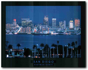 Picture Wall Decor San Diego Skyline City in California Art Print Poster (22x28) Picture Wall Decor San Diego Skyline City in California Art Print Poster (22x28)