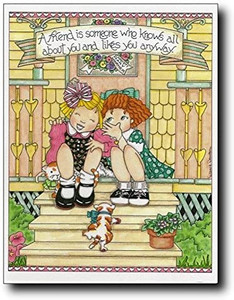Friend Quote Inspirational Wall Decor Art Print Poster (11x14) Friend Quote Inspirational Wall Decor Art Print Poster (11x14)