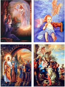 Wall Decor Pictures Art Print Jesus Christ Religious Mother Mary Catholic Angle 8x10 Four Set Poster Wall Decor Pictures Art Print Jesus Christ Religious Mother Mary Catholic Angle 8x10 Four Set Poster