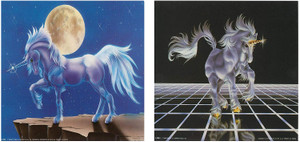 Mythical Unicorn Horse Fantasy Two Set 8x10 Picture Wall Decor Art Print Posters Mythical Unicorn Horse Fantasy Two Set 8x10 Picture Wall Decor Art Print Posters