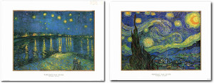 Wall Decor Picture Vincent Van Gogh Starry Night Over the Rhone Painting Art Print Poster (22x28) Wall Decor Picture Vincent Van Gogh Starry Night Over the Rhone Painting Art Print Poster (22x28)