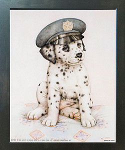 Impact Posters Gallery Cute Dalmatian Puppy Police Pup Kids Room Espresso Picture Art Print Framed Wall Decor Impact Posters Gallery Cute Dalmatian Puppy Police Pup Kids Room Espresso Picture Art Print Framed Wall Decor