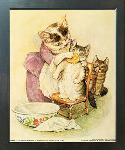 Framed Wall Decoration The Tale of Tom Kitten Beatrix Potter Kids Room Espresso Art Print (18x22) Framed Wall Decoration The Tale of Tom Kitten Beatrix Potter Kids Room Espresso Art Print (18x22)