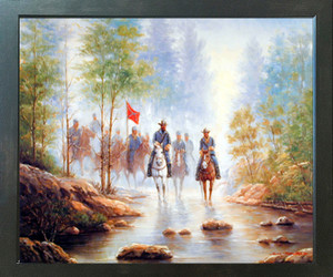 Western Civil War Grey Soldier on Horses Country Wall Decor Picture Expresso Framed Art Print Poster (18x22) Western Civil War Grey Soldier on Horses Country Wall Decor Picture Expresso Framed Art Print Poster (18x22)