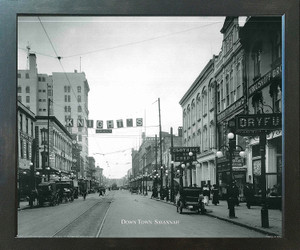 Impact Posters Gallery Savannah Down Town Savannah Espresso Framed Wall Decoration Art Print Picture (18x22) Impact Posters Gallery Savannah Down Town Savannah Espresso Framed Wall Decoration Art Print Picture (18x22)
