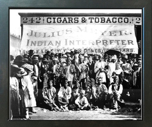 Framed Wall Decoration Omaha, NB Cheyenne Indians 1860 Espresso Framed Art Print Picture (18x22) Framed Wall Decoration Omaha, NB Cheyenne Indians 1860 Espresso Framed Art Print Picture (18x22)