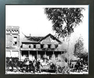 Orange County Santa Ana hotel 1880 Espresso Framed Wall Decor Art Print Picture (18x22) Orange County Santa Ana hotel 1880 Espresso Framed Wall Decor Art Print Picture (18x22)