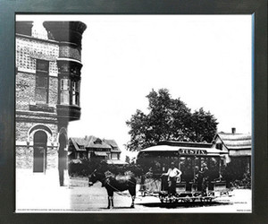 Orange Tustin Trolley & main ST. 1890 Espresso Framed Wall Decor Art Print Picture (18x22) Orange Tustin Trolley & main ST. 1890 Espresso Framed Wall Decor Art Print Picture (18x22)