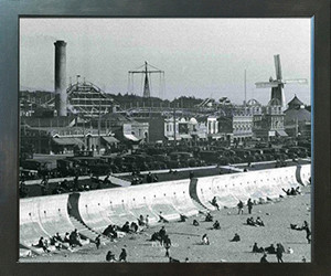 Framed Wall Decoration Vintage 1918 PLayland at the Beach San Francisco Espresso Framed Art Print Picture (18x22) Framed Wall Decoration Vintage 1918 PLayland at the Beach San Francisco Espresso Framed Art Print Picture (18x22)