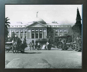 Impact Posters Gallery Framed Wall Deco 1917 State Capital American History Educational Espresso Art Print Picture Impact Posters Gallery Framed Wall Deco 1917 State Capital American History Educational Espresso Art Print Picture