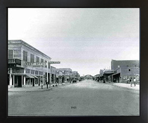 Framed Wall Picture 1915 Majestic Vintage Post Office Black Framed Art Print (18x22) Framed Wall Picture 1915 Majestic Vintage Post Office Black Framed Art Print (18x22)