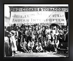 Framed Wall Decoration Omaha, NB Cheyenne Indians 1860 Black Framed Art Print Picture (18x22) Framed Wall Decoration Omaha, NB Cheyenne Indians 1860 Black Framed Art Print Picture (18x22)