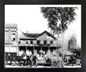 Orange County Santa Ana Hotel 1880 Black Framed Wall Decor Art Print Picture (18x22) Orange County Santa Ana Hotel 1880 Black Framed Wall Decor Art Print Picture (18x22)