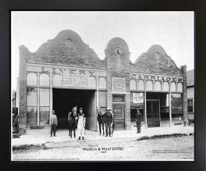 Orange County Waffles & Wast Livery 1889 Black Framed Wall Decor Art Print Picture (18x22) Orange County Waffles & Wast Livery 1889 Black Framed Wall Decor Art Print Picture (18x22)