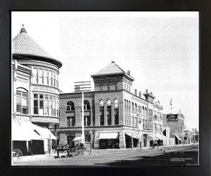 Riverside Main Street Riverside 1894 Black Framed Wall Decor Art Print Picture (18x22) Riverside Main Street Riverside 1894 Black Framed Wall Decor Art Print Picture (18x22)