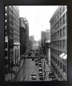 Impact Posters Gallery Kansas Missouri, 10th & Baltimore 1930 Black Framed Wall Decor Art Print Picture(18x22) Impact Posters Gallery Kansas Missouri, 10th & Baltimore 1930 Black Framed Wall Decor Art Print Picture(18x22)