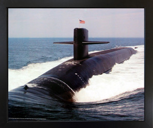 M F Winter Navy Ballistic Missile Submarine Aviation Wall Decor Black Framed Picture Art Print(18x22) M F Winter Navy Ballistic Missile Submarine Aviation Wall Decor Black Framed Picture Art Print(18x22)