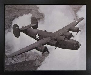 B-24 Liberator WWII Vintage Airplane Aviation Black Framed Picture Wall Decor Art Print (18x22) B-24 Liberator WWII Vintage Airplane Aviation Black Framed Picture Wall Decor Art Print (18x22)