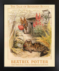 The Tale of Benjamin Bunny Beatrix Potter The Original and Authorized Edition Wall Decor Black Framed Picture Art Print (18x22) The Tale of Benjamin Bunny Beatrix Potter The Original and Authorized Edition Wall Decor Black Framed Picture Art Print (18x22)