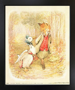 The Tale of Jemima Puddle Duck Beatrix Potter Kids Room Black Framed Wall Decor Art Print Picture (18x22) The Tale of Jemima Puddle Duck Beatrix Potter Kids Room Black Framed Wall Decor Art Print Picture (18x22)