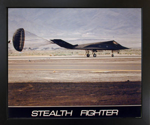 Wall Decoration Picture Military F-117 Nighthawk Stealth Fighter Jet Aviation Aircraft Black Framed Art Print (18x22) Wall Decoration Picture Military F-117 Nighthawk Stealth Fighter Jet Aviation Aircraft Black Framed Art Print (18x22)