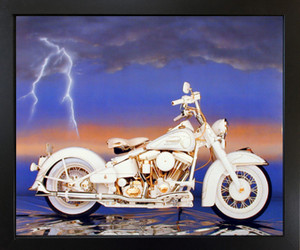50th Anniversary Harley Sturgis Motorcycle Wall Black Framed Picture Art Print (18x22) 50th Anniversary Harley Sturgis Motorcycle Wall Black Framed Picture Art Print (18x22)