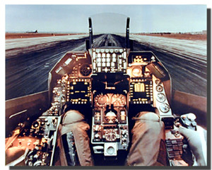 F-16 Cockpit Poster
