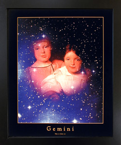 Impact Posters Gallery Astrology Gemini May 22 - Jun 22 Zodiac Black Framed Picture Art Print (18x22) Impact Posters Gallery Astrology Gemini May 22 - Jun 22 Zodiac Black Framed Picture Art Print (18x22)