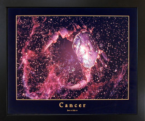 Astrology Cancer Jun 23 to Jul 23 Zodiac Black Framed Picture Art Print Wall Decor (18x22) Astrology Cancer Jun 23 to Jul 23 Zodiac Black Framed Picture Art Print Wall Decor (18x22)