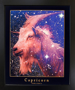 Astrology Capricorn Dec 23 -Jan 19 Zodiac Black Framed Picture Art Print (18x22) Astrology Capricorn Dec 23 -Jan 19 Zodiac Black Framed Picture Art Print (18x22)