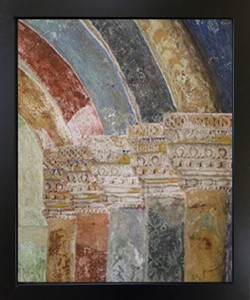 Architectural Portal Column Right Black Framed Wall Decor Art Print Poster (18x22) Architectural Portal Column Right Black Framed Wall Decor Art Print Poster (18x22)