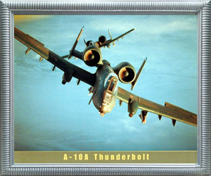 US Airforce Art Print Aviation Framed Poster A-10A Thunderbolt Military Airplane Wall Decor Silver Picture (18x22) US Airforce Art Print Aviation Framed Poster A-10A Thunderbolt Military Airplane Wall Decor Silver Picture (18x22)