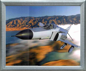 Aviation Framed Poster - Military MD F-4 Phantom II Jet Aircraft Picture Silver Wall Decor Art Print (20x24) Aviation Framed Poster - Military MD F-4 Phantom II Jet Aircraft Picture Silver Wall Decor Art Print (20x24)