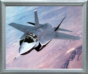 Aviation Framed Poster - Military X-35 Joint Strike Aircraft Wall Decor Silver Picture Art Print (20x24) Aviation Framed Poster - Military X-35 Joint Strike Aircraft Wall Decor Silver Picture Art Print (20x24)