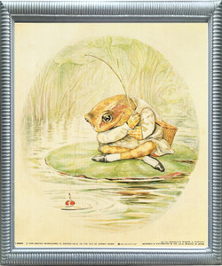 Framed Wall Decor The Tale of Jeremy Beatrix Potter Silver Art Print Picture (20x24) Framed Wall Decor The Tale of Jeremy Beatrix Potter Silver Art Print Picture (20x24)