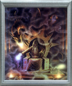 Impact Posters Gallery Magical Dragon Wizard Fire Kids Room Fantasy Wall Decor Silver Framed Picture Art Print Impact Posters Gallery Magical Dragon Wizard Fire Kids Room Fantasy Wall Decor Silver Framed Picture Art Print