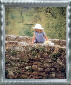 Impact Posters Gallery Cute Girl on Stone Bridge Kids Room Wall Decor Silver Framed Picture Art Print Impact Posters Gallery Cute Girl on Stone Bridge Kids Room Wall Decor Silver Framed Picture Art Print