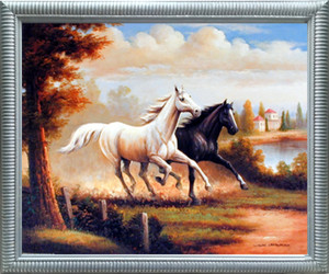 Impact Posters Gallery Wild Stallion Horses Running Western Silver Picture Art Print Framed Wall Decoration Impact Posters Gallery Wild Stallion Horses Running Western Silver Picture Art Print Framed Wall Decoration