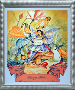 Impact Posters Gallery Framed Wall Decor Fairy Tale & Flowers Fantasy Kids Room Silver Picture Art Print Impact Posters Gallery Framed Wall Decor Fairy Tale & Flowers Fantasy Kids Room Silver Picture Art Print