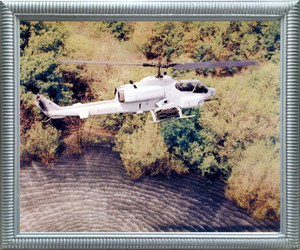Aviation Framed Poster - AH-1W Super Cobra Marine Helicopter Aircraft Wall Decor Silver Picture Art Print Aviation Framed Poster - AH-1W Super Cobra Marine Helicopter Aircraft Wall Decor Silver Picture Art Print
