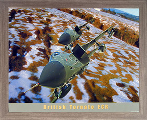 Framed Wall Decor Picture British Panavia Tornado ECR Military Jet Aviation Aircraft Barnwood Framed Art Print (19x23) Framed Wall Decor Picture British Panavia Tornado ECR Military Jet Aviation Aircraft Barnwood Framed Art Print (19x23)