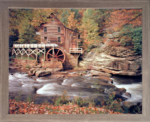 Impact Posters Gallery Creek Art Print Framed Wall Decor Glade Mill Nature Landscape Trees Barnwood Picture (19x23) Impact Posters Gallery Creek Art Print Framed Wall Decor Glade Mill Nature Landscape Trees Barnwood Picture (19x23)