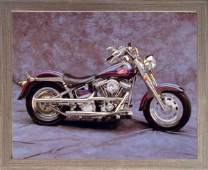 Framed Wall Decor Picture Harley Davidson Vintage Motorcycle Barnwood Art Print (19x23) Framed Wall Decor Picture Harley Davidson Vintage Motorcycle Barnwood Art Print (19x23)