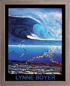 Impact Posters Gallery Ocean Wave and Underwater Fish Sealife Animal Barnwood Framed Picture Art Print Framed Wall Decoration (19x23) Impact Posters Gallery Ocean Wave and Underwater Fish Sealife Animal Barnwood Framed Picture Art Print Framed Wall Decoration (19x23)